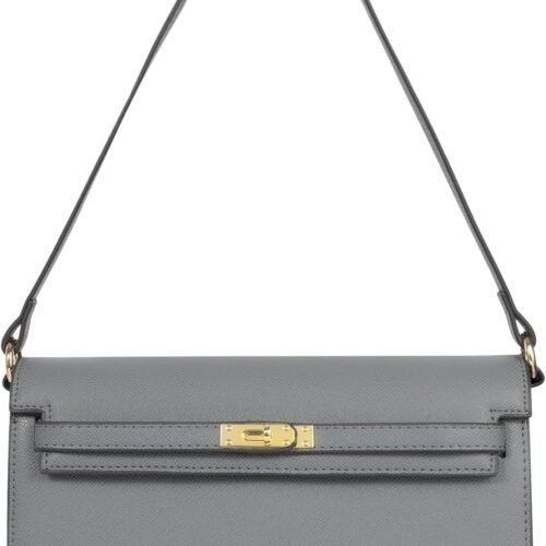 Women Vegan Leather Underarm Shoulder Bag with Adjustable Straps