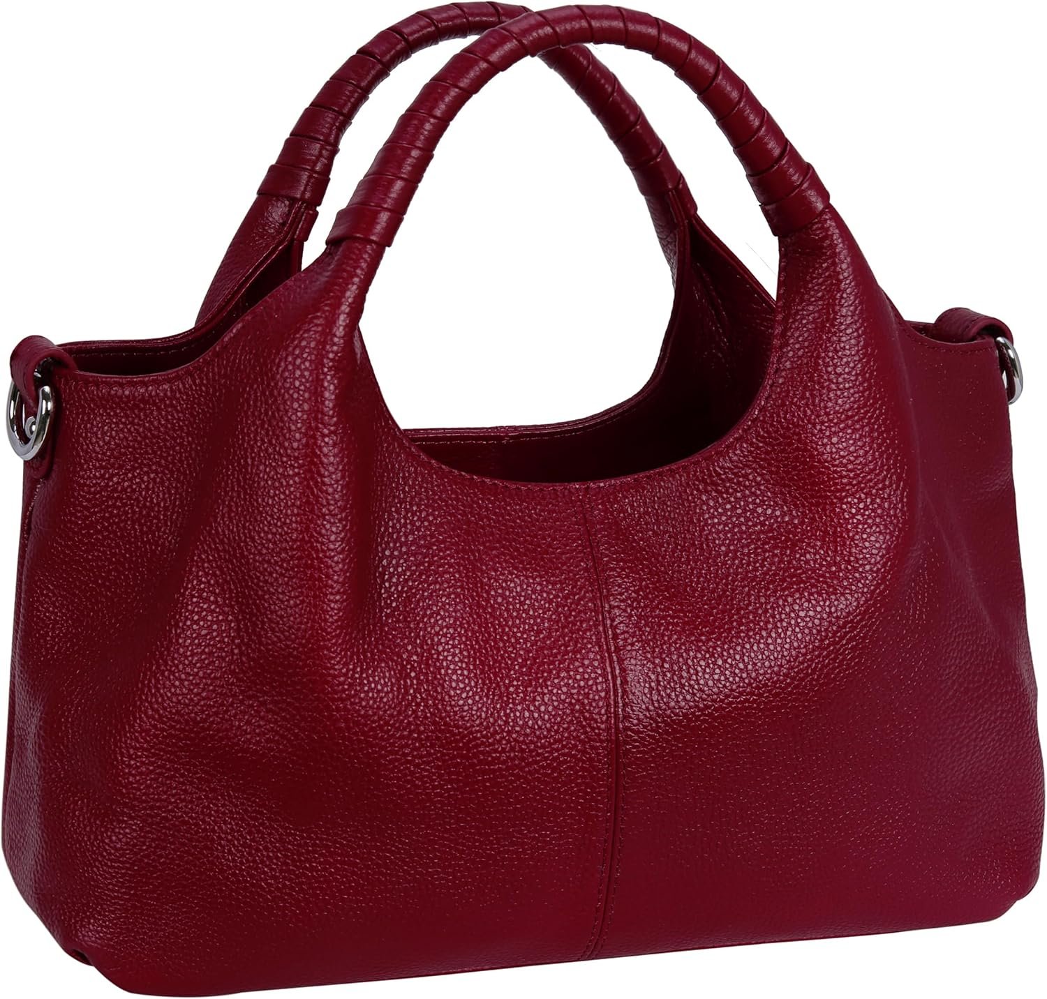 Genuine Leather Women Satchel Tote Crossbody Shoulder Bag